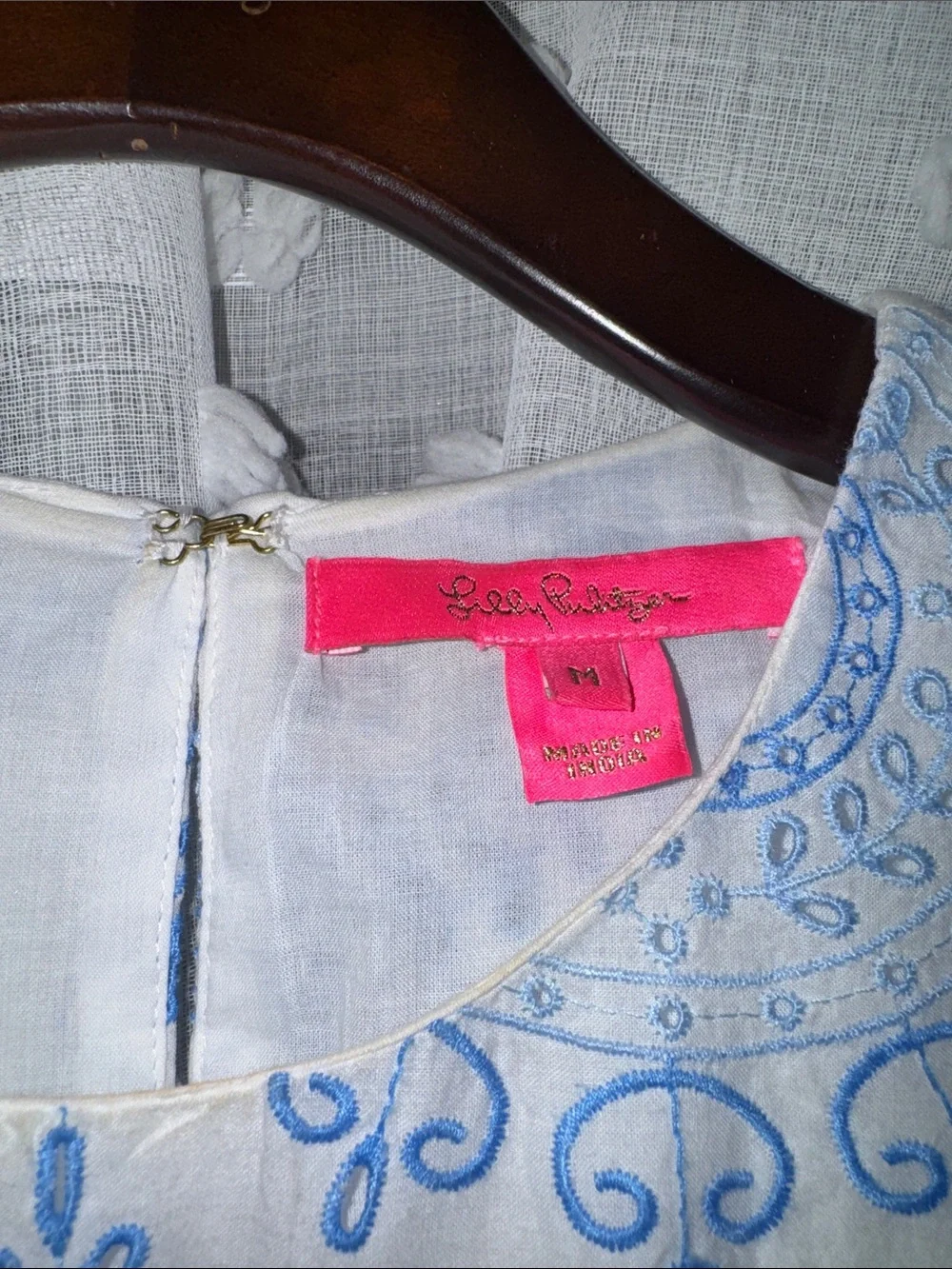 Lilly Pulitzer Lailah Eyelet Top - Boca Blue Eyelet